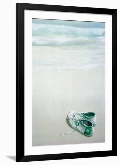 Gym Shoes on Beach-Lincoln Seligman-Framed Giclee Print