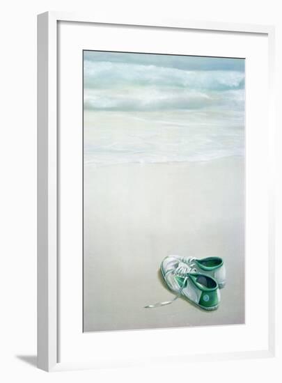 Gym Shoes on Beach-Lincoln Seligman-Framed Giclee Print