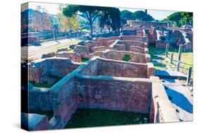 Gymn of Terme di Nettuno (Roman baths of Neptune), Ostia Antica archaeological site-Nico Tondini-Stretched Canvas