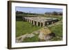 Gymnasium with Swimming Pool, Paestum, Ancient Greek Archaeological Site, Campania, Italy-Eleanor Scriven-Framed Photographic Print