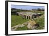 Gymnasium with Swimming Pool, Paestum, Ancient Greek Archaeological Site, Campania, Italy-Eleanor Scriven-Framed Photographic Print