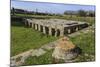 Gymnasium with Swimming Pool, Paestum, Ancient Greek Archaeological Site, Campania, Italy-Eleanor Scriven-Mounted Photographic Print