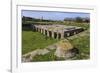 Gymnasium with Swimming Pool, Paestum, Ancient Greek Archaeological Site, Campania, Italy-Eleanor Scriven-Framed Photographic Print