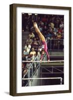 Gymnast at 1972 Summer Olympic Games in Munich Germany-John Dominis-Framed Photographic Print