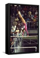 Gymnast at 1972 Summer Olympic Games in Munich Germany-John Dominis-Framed Stretched Canvas