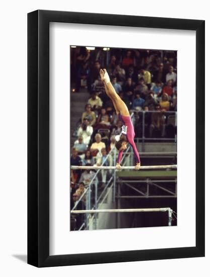 Gymnast at 1972 Summer Olympic Games in Munich Germany-John Dominis-Framed Photographic Print