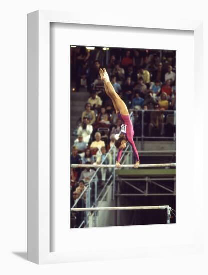 Gymnast at 1972 Summer Olympic Games in Munich Germany-John Dominis-Framed Photographic Print