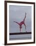 Gymnast Cathy Rigby, Long Beach, California-John Dominis-Framed Premium Photographic Print