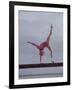 Gymnast Cathy Rigby, Long Beach, California-John Dominis-Framed Premium Photographic Print