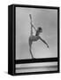 Gymnast Cathy Rigby, Training on Balancing Beam-John Dominis-Framed Stretched Canvas