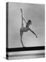 Gymnast Cathy Rigby, Training on Balancing Beam-John Dominis-Stretched Canvas