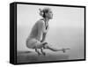 Gymnast Cathy Rigby, Training on Balancing Beam-John Dominis-Framed Stretched Canvas