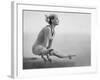 Gymnast Cathy Rigby, Training on Balancing Beam-John Dominis-Framed Premium Photographic Print