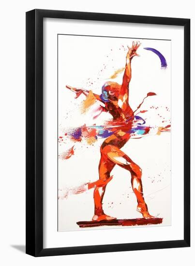 Gymnast Four, 2010-Penny Warden-Framed Premium Giclee Print