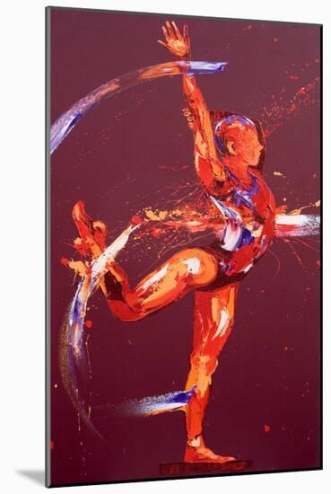 Gymnast Nine, 2011-Penny Warden-Mounted Giclee Print