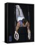 Gymnast on the Rings-null-Framed Stretched Canvas