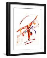 Gymnast One, 2010-Penny Warden-Framed Premium Giclee Print