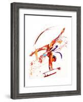 Gymnast One, 2010-Penny Warden-Framed Giclee Print