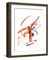 Gymnast One, 2010-Penny Warden-Framed Giclee Print