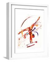 Gymnast One, 2010-Penny Warden-Framed Giclee Print