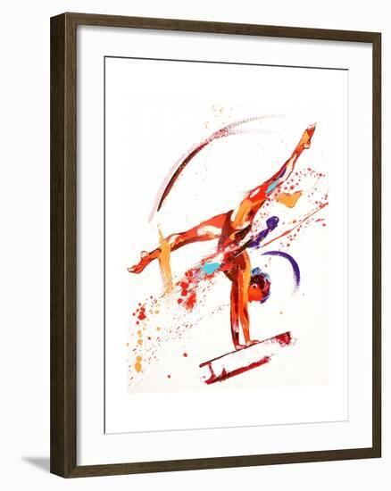 Gymnast One, 2010-Penny Warden-Framed Giclee Print