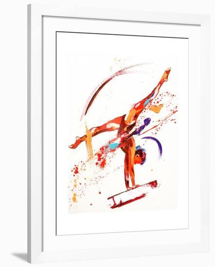 Gymnast One, 2010-Penny Warden-Framed Giclee Print