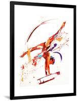 Gymnast One, 2010-Penny Warden-Framed Giclee Print