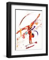 Gymnast One, 2010-Penny Warden-Framed Giclee Print