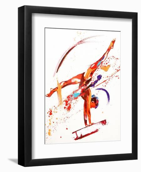 Gymnast One, 2010-Penny Warden-Framed Giclee Print