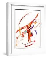 Gymnast One, 2010-Penny Warden-Framed Giclee Print