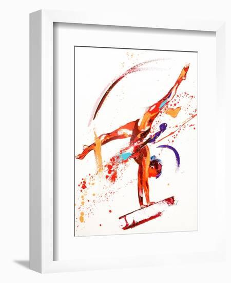 Gymnast One, 2010-Penny Warden-Framed Giclee Print