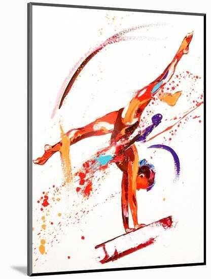 Gymnast One, 2010-Penny Warden-Mounted Giclee Print