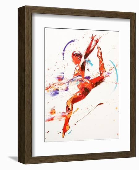 Gymnast Two, 2010-Penny Warden-Framed Giclee Print