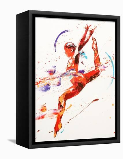 Gymnast Two, 2010-Penny Warden-Framed Stretched Canvas