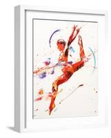 Gymnast Two, 2010-Penny Warden-Framed Giclee Print