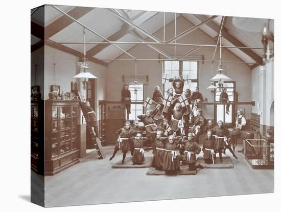 Gymnastic Display at Elm Lodge Residential School for Elder Blind Girls, London, 1908-null-Stretched Canvas