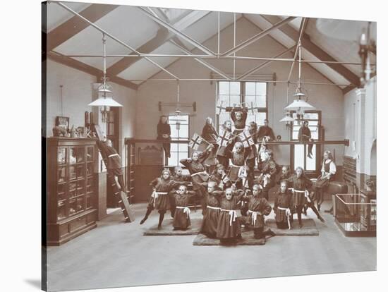 Gymnastic Display at Elm Lodge Residential School for Elder Blind Girls, London, 1908-null-Stretched Canvas