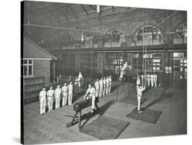 Gymnastics by Male Students, School of Building, Brixton, London, 1914-null-Stretched Canvas