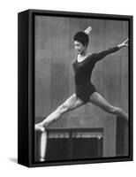 Gymnastics Competition in Japan-Larry Burrows-Framed Stretched Canvas