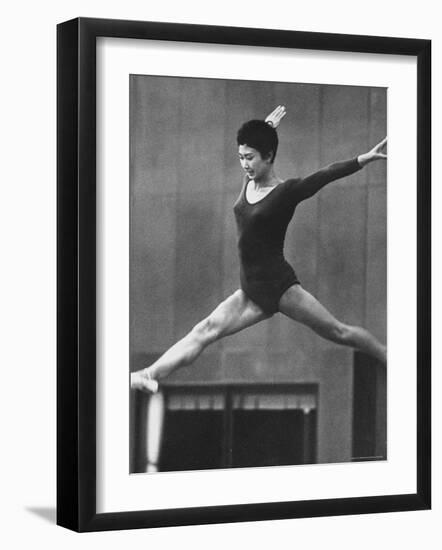 Gymnastics Competition in Japan-Larry Burrows-Framed Photographic Print