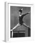 Gymnastics Competition in Japan-Larry Burrows-Framed Photographic Print