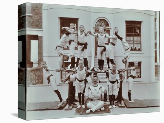 Gymnastics Display at the Boys Home Industrial School, London, 1900-null-Stretched Canvas