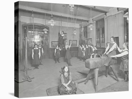 Gymnastics Lesson, Laxon Street Evening Institute for Women, London, 1914-null-Stretched Canvas