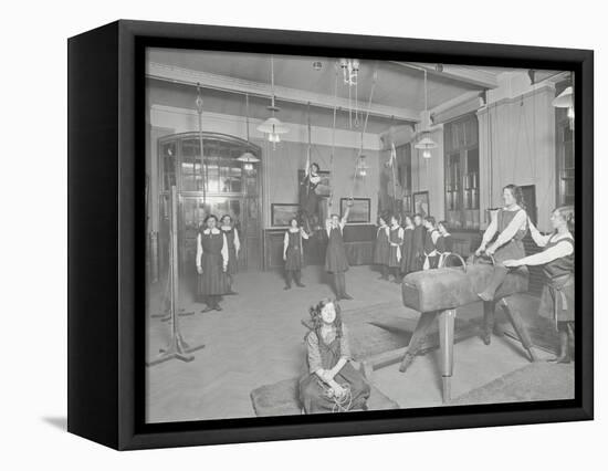 Gymnastics Lesson, Laxon Street Evening Institute for Women, London, 1914-null-Framed Stretched Canvas