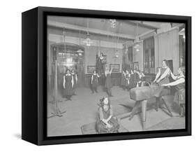 Gymnastics Lesson, Laxon Street Evening Institute for Women, London, 1914-null-Framed Stretched Canvas