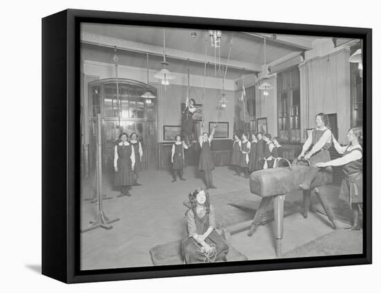 Gymnastics Lesson, Laxon Street Evening Institute for Women, London, 1914-null-Framed Stretched Canvas