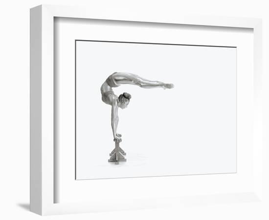 Gymnastics Series - Mexican Balance-Howard Ashton-Jones-Framed Photographic Print