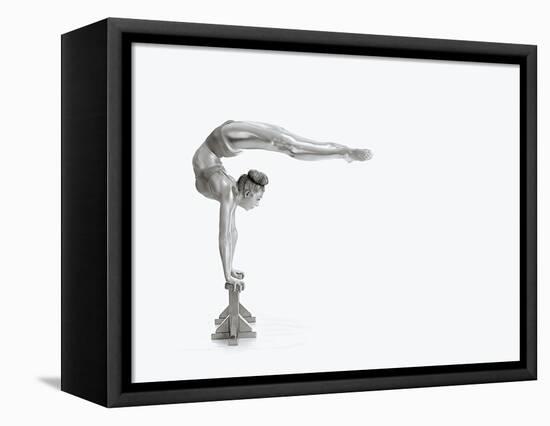 Gymnastics Series - Mexican Balance-Howard Ashton-Jones-Framed Stretched Canvas