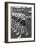 Gymnasts Marching in the Posture Parade-Peter Stackpole-Framed Photographic Print