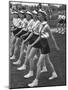 Gymnasts Marching in the Posture Parade-Peter Stackpole-Mounted Photographic Print